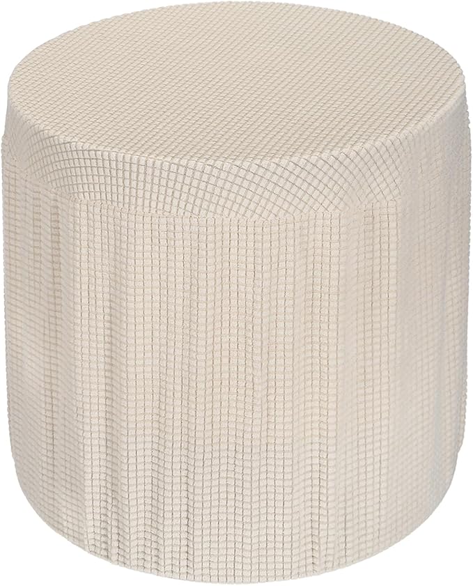 Stretch Footstool Slipcover Furniture Protector Cover