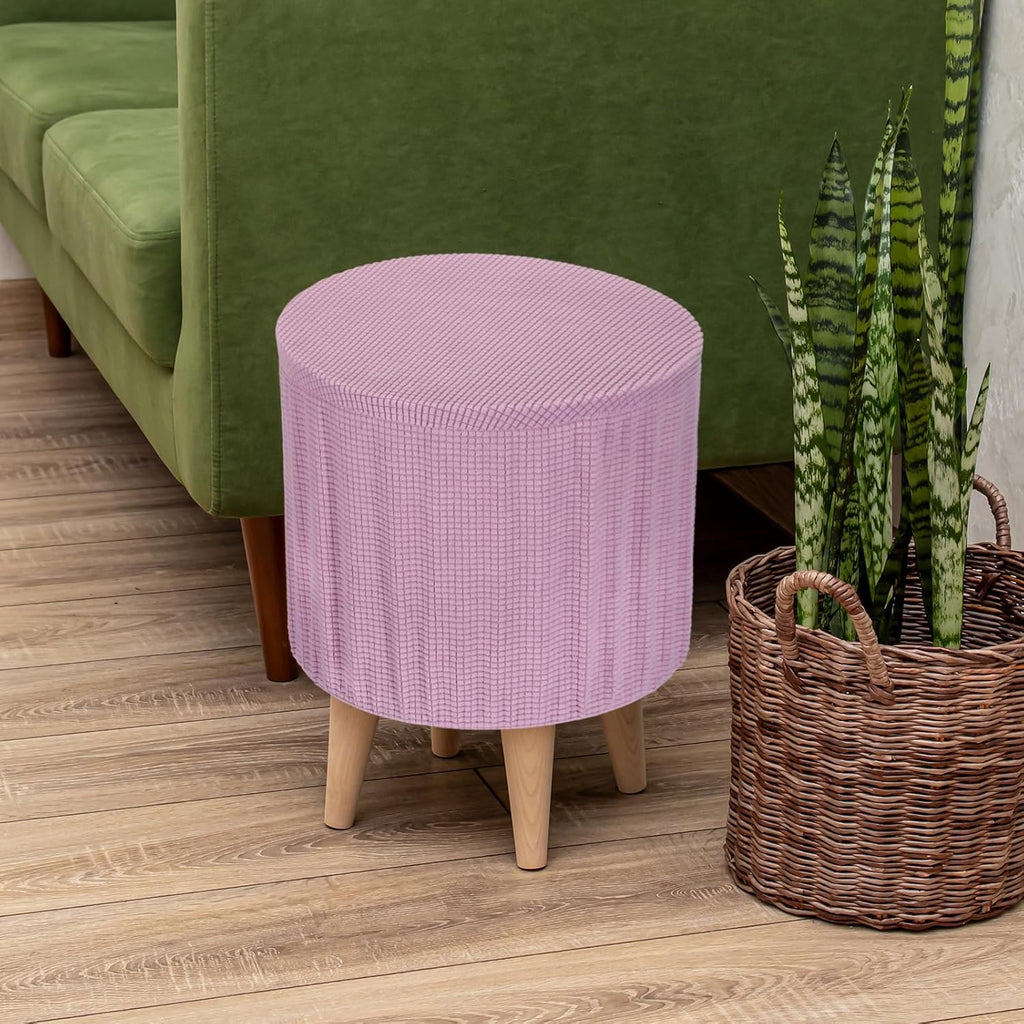 Stretch Footstool Slipcover Furniture Protector Cover